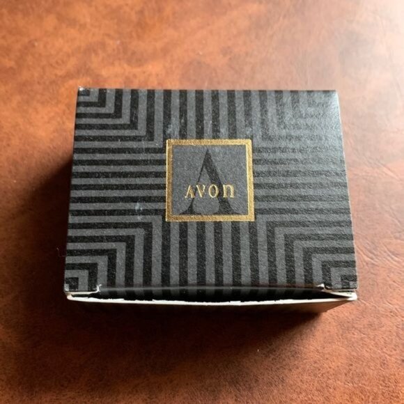 Vintage Avon Star Sparkle Earrings 3D Yellow Gold Round Stud Pierced - Picture 6 of 8